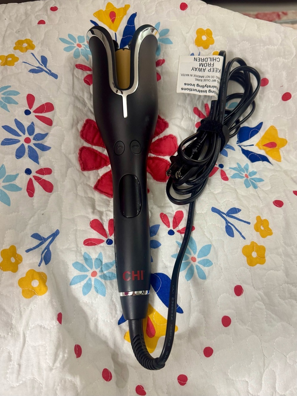 CHI Black Automatic Hair Curler for Effortless Curls